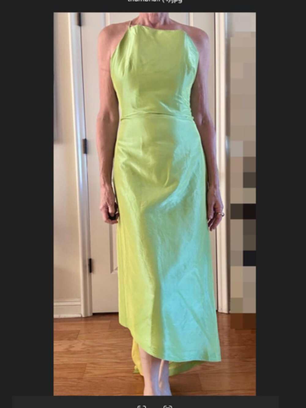 Lime Green and Yellow Asymmetrical gown, Small, Silk Taffeta, Boned Bodice Y2k
